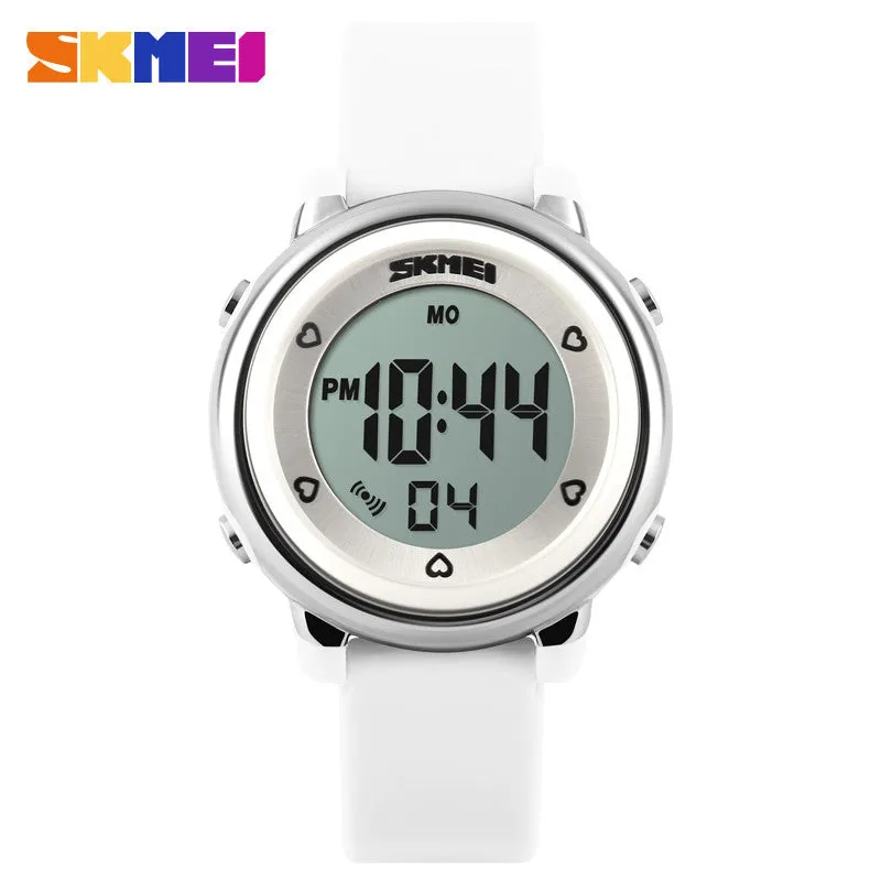 SKMEI Girl Watch Kids Boy children Watch LED Digital Wrist Sports Watch LED Waterproof Watch Fashion Colorful Jelly Rubber