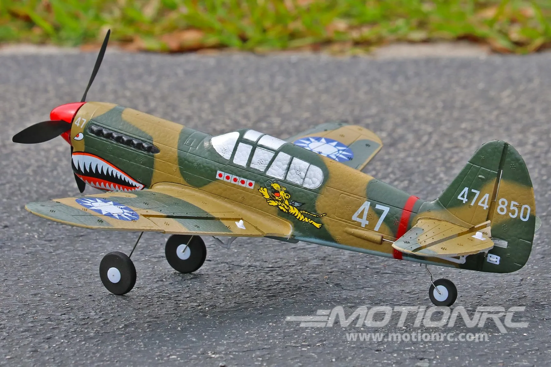 Skynetic P-40 EPP with Gyro 400mm (15.7") Wingspan - RTF