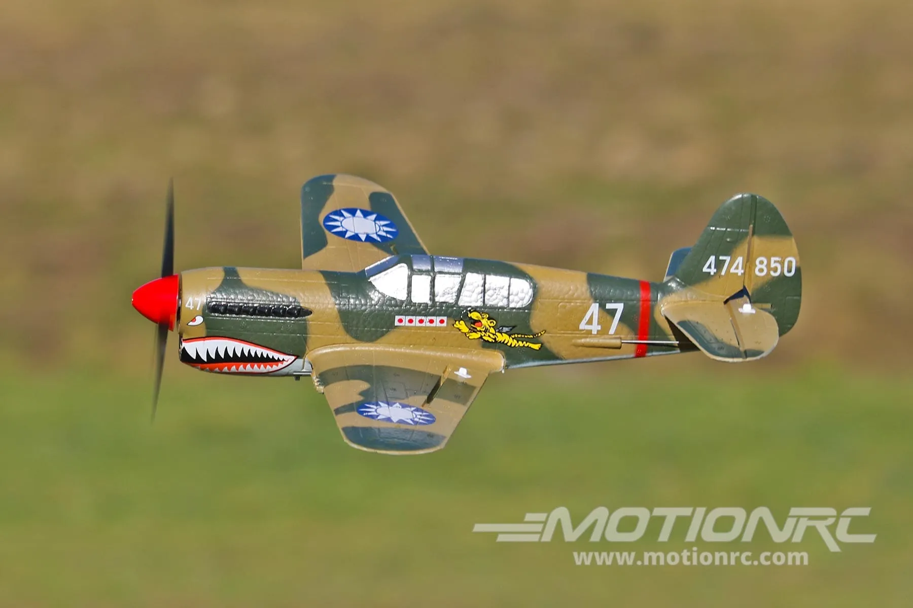 Skynetic P-40 EPP with Gyro 400mm (15.7") Wingspan - RTF