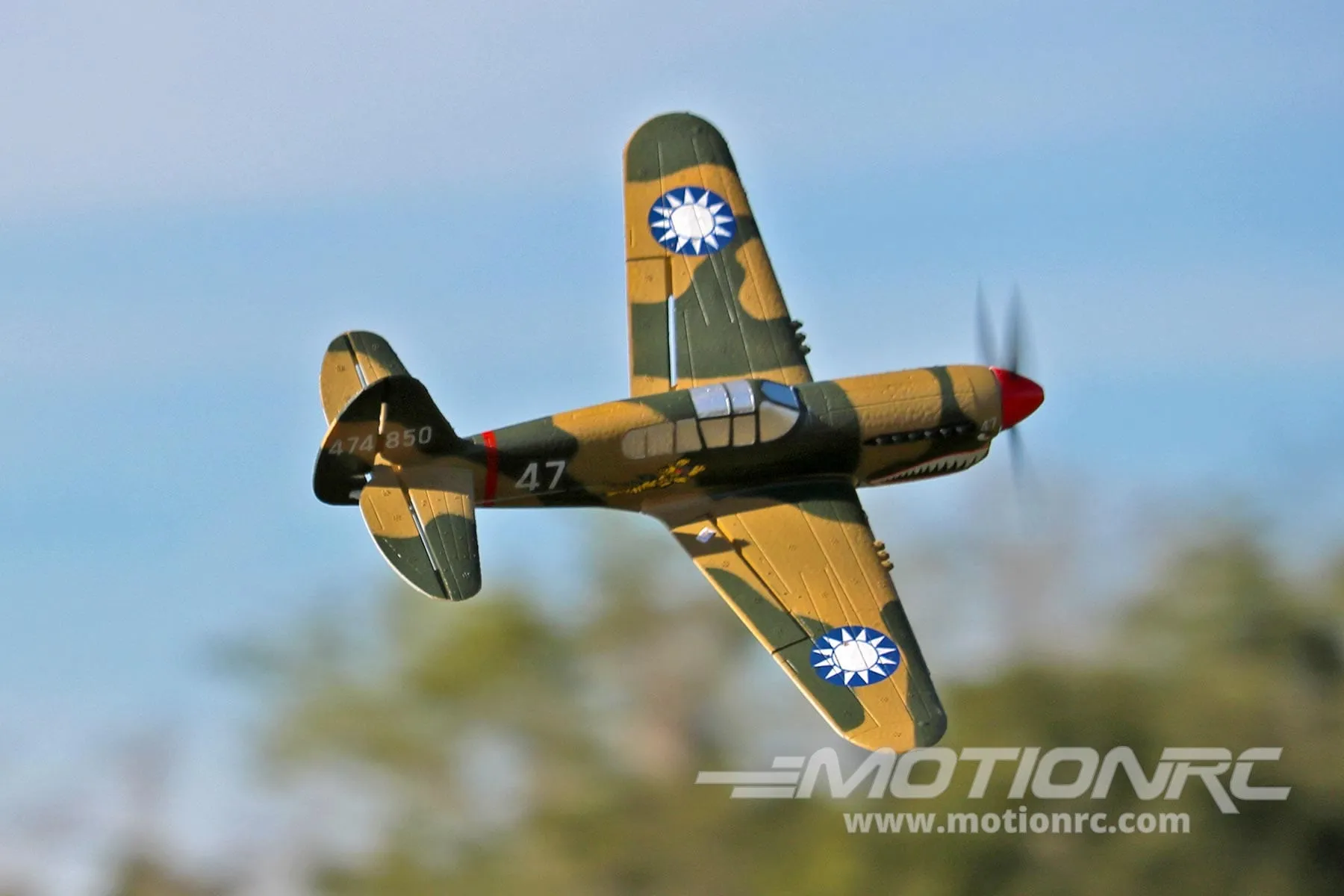 Skynetic P-40 EPP with Gyro 400mm (15.7") Wingspan - RTF