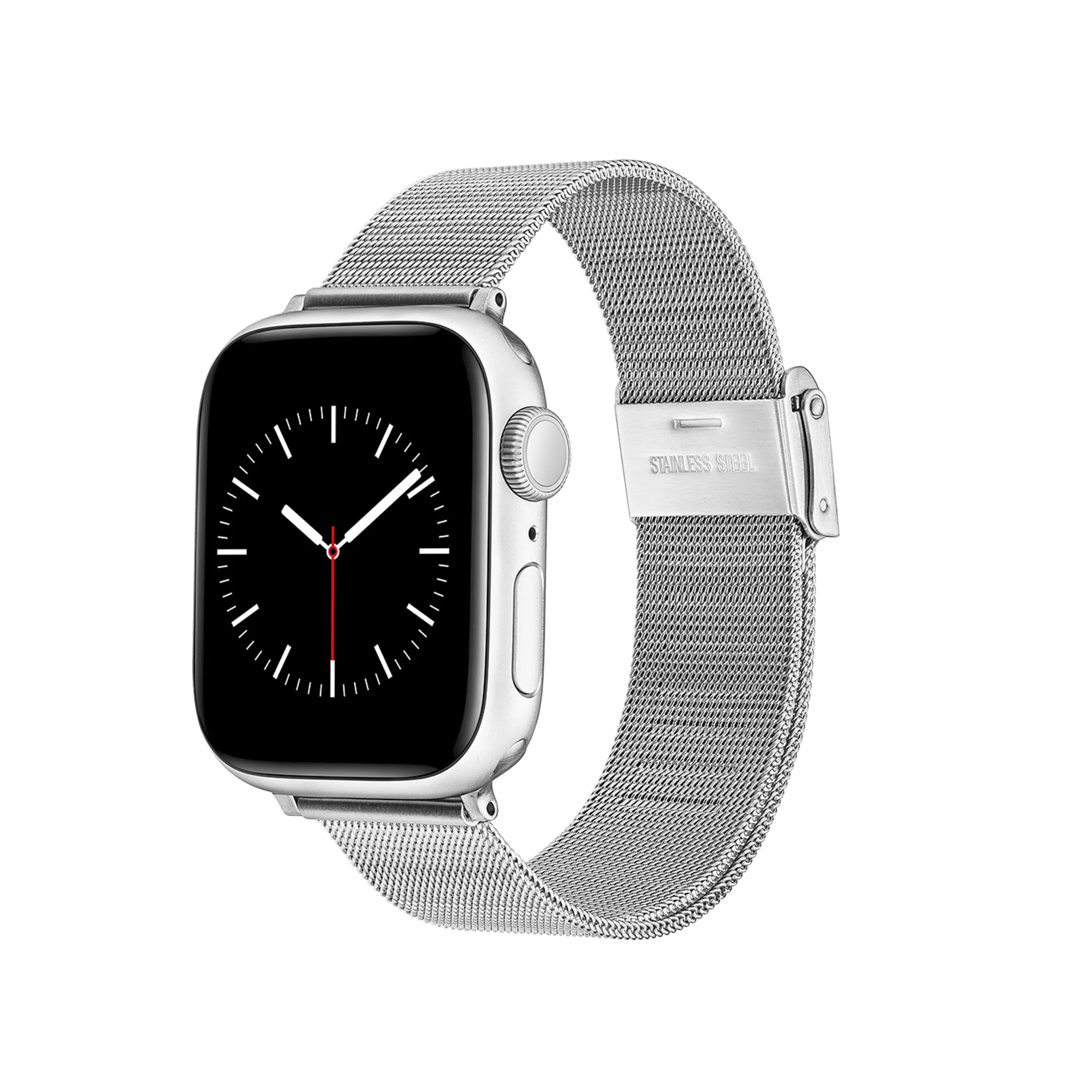 Smartwatch Mesh Strap Silver