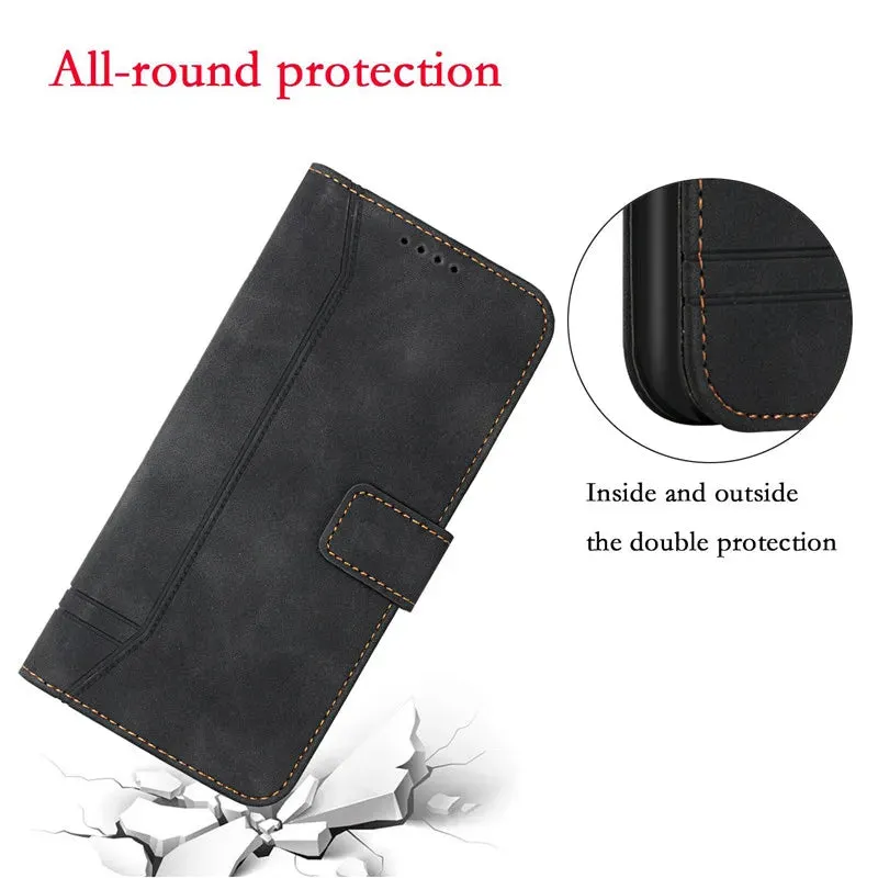 SMILE Case for Huawei P20 P30 P40 P50 P10 Pro P8 P9 Lite 2017 P Smart Z S 2019 2020 2021 Funda Flip Magnetic Wallet Leather Case