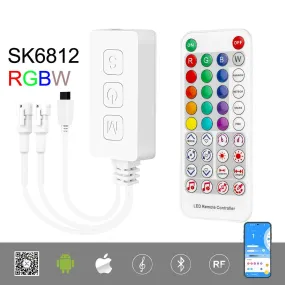 SP617E Bluetooth Music Controller Built-In Mic  SK6812 RGBW WS2814 TM1824 SM16704 UCS2904 App IOS Android