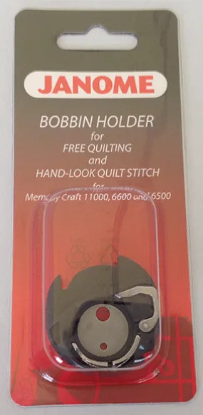 Special Bobbin Holder for Free-Motion Quilting