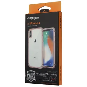 Spigen Crystal Shell Case for Apple iPhone XS / iPhone X - Rose Crystal