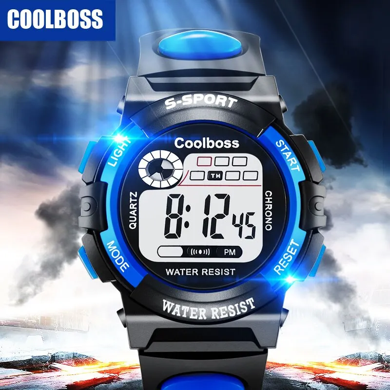 Sport Student Children Watch Kids Watches Boys Girls Clock Child LED Digital Wristwatch Electronic Wrist Watch for Boy Girl Gift