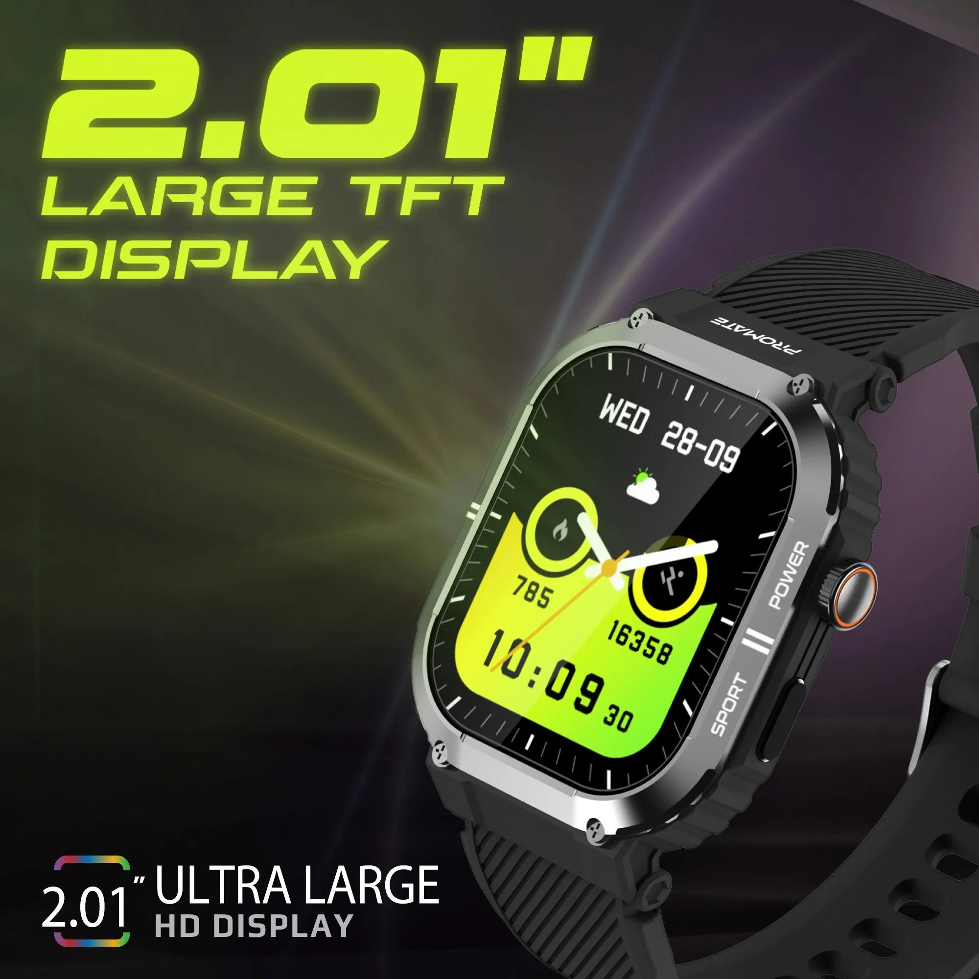 SportFit™ Tough-Built Smartwatch with BT Calling