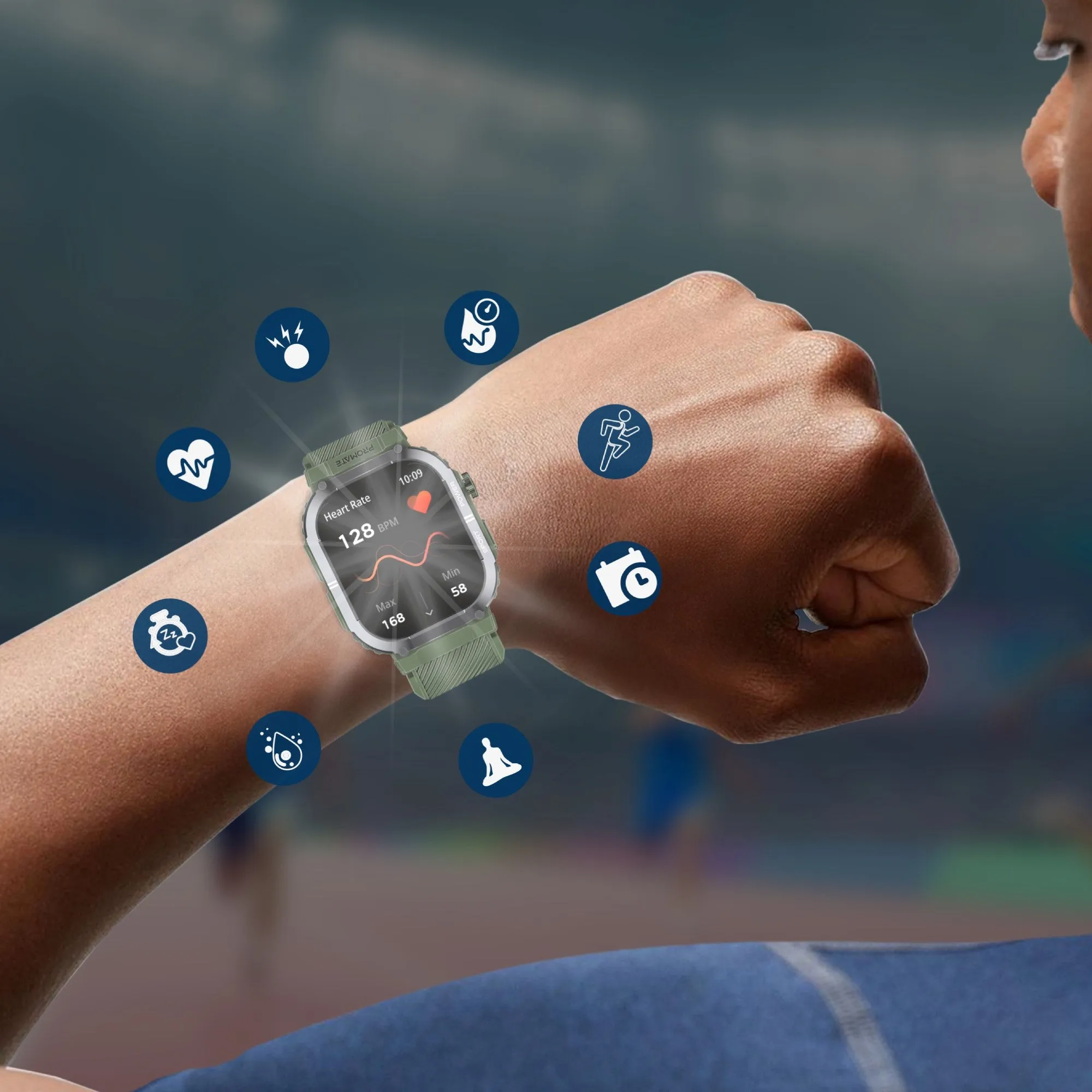 SportFit™ Tough-Built Smartwatch with BT Calling