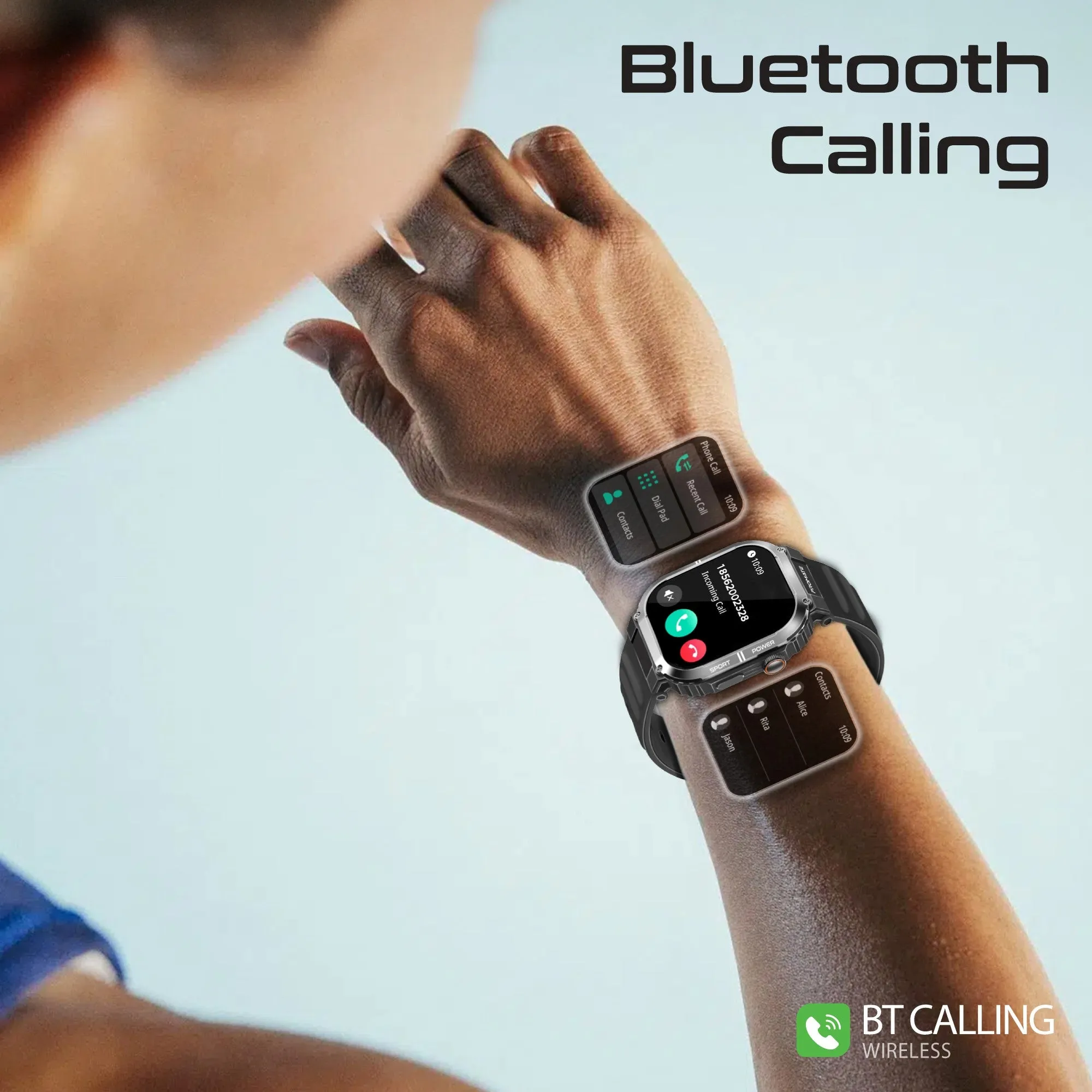 SportFit™ Tough-Built Smartwatch with BT Calling