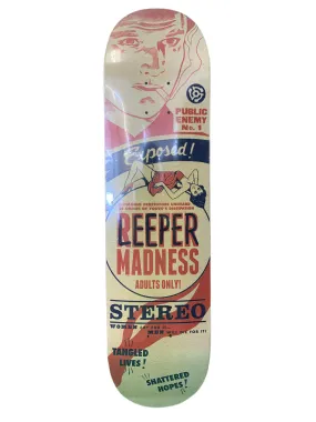 Stereo Leeper Madness 8" Classic Skateboard Deck