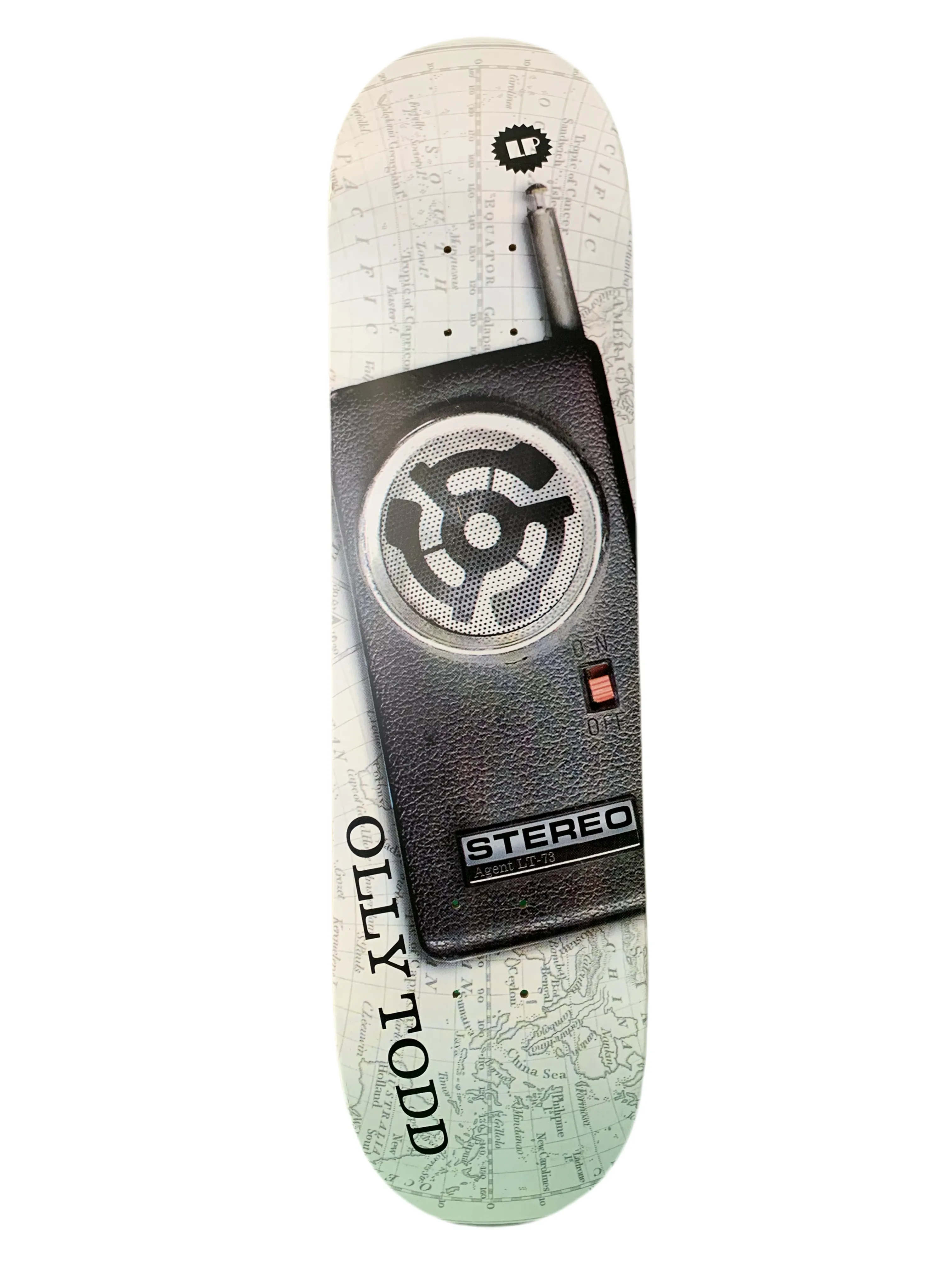 Stereo Olly Todd Agent Walkie Talkie 7.75"  Classic Skateboard Deck