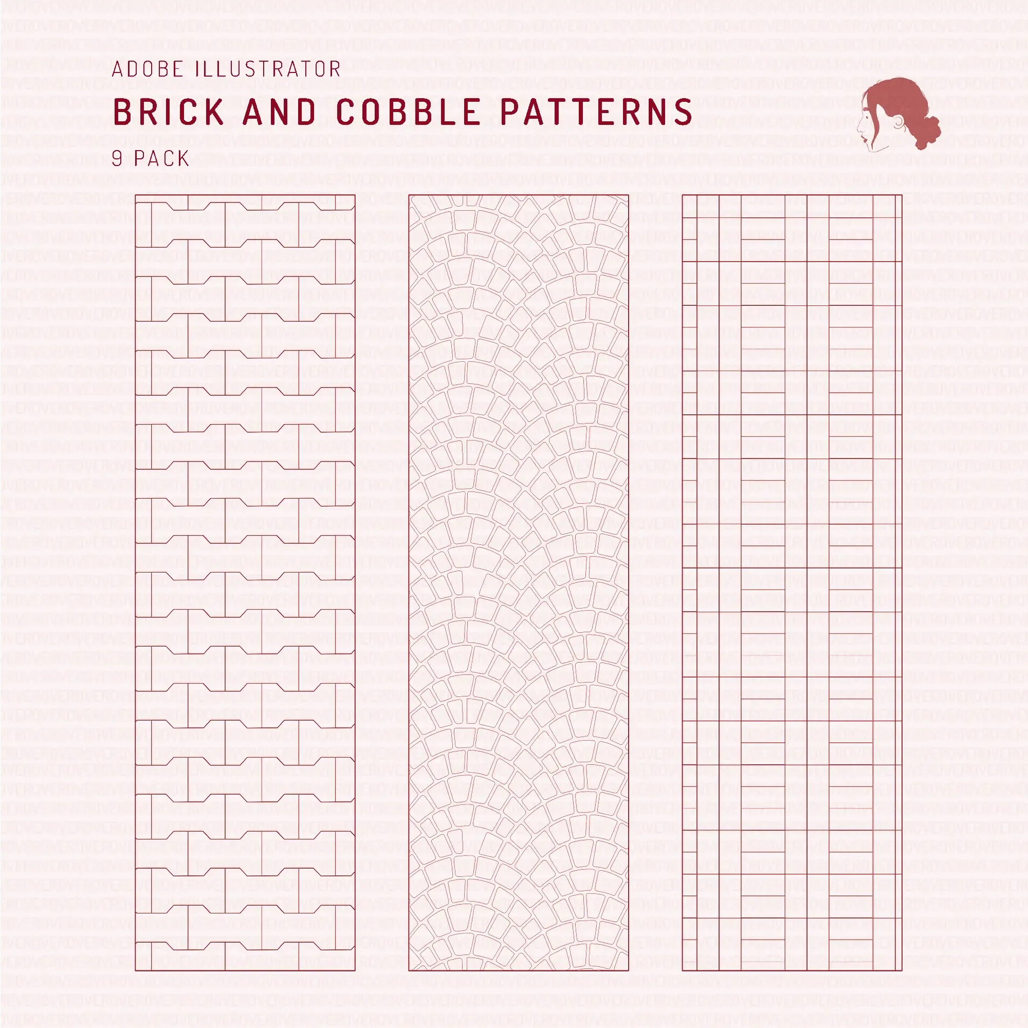 Swatch Brick and Cobble Patterns