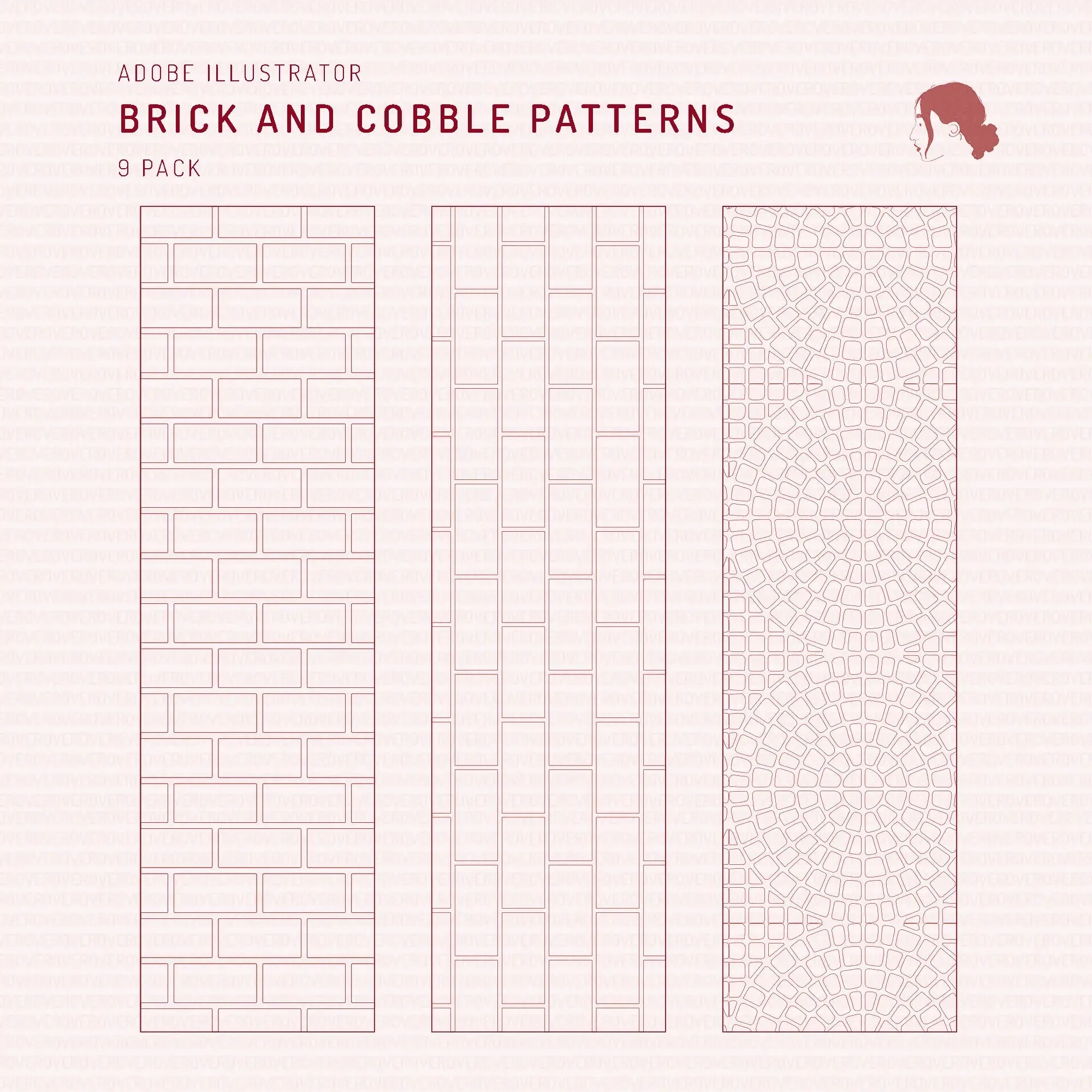 Swatch Brick and Cobble Patterns