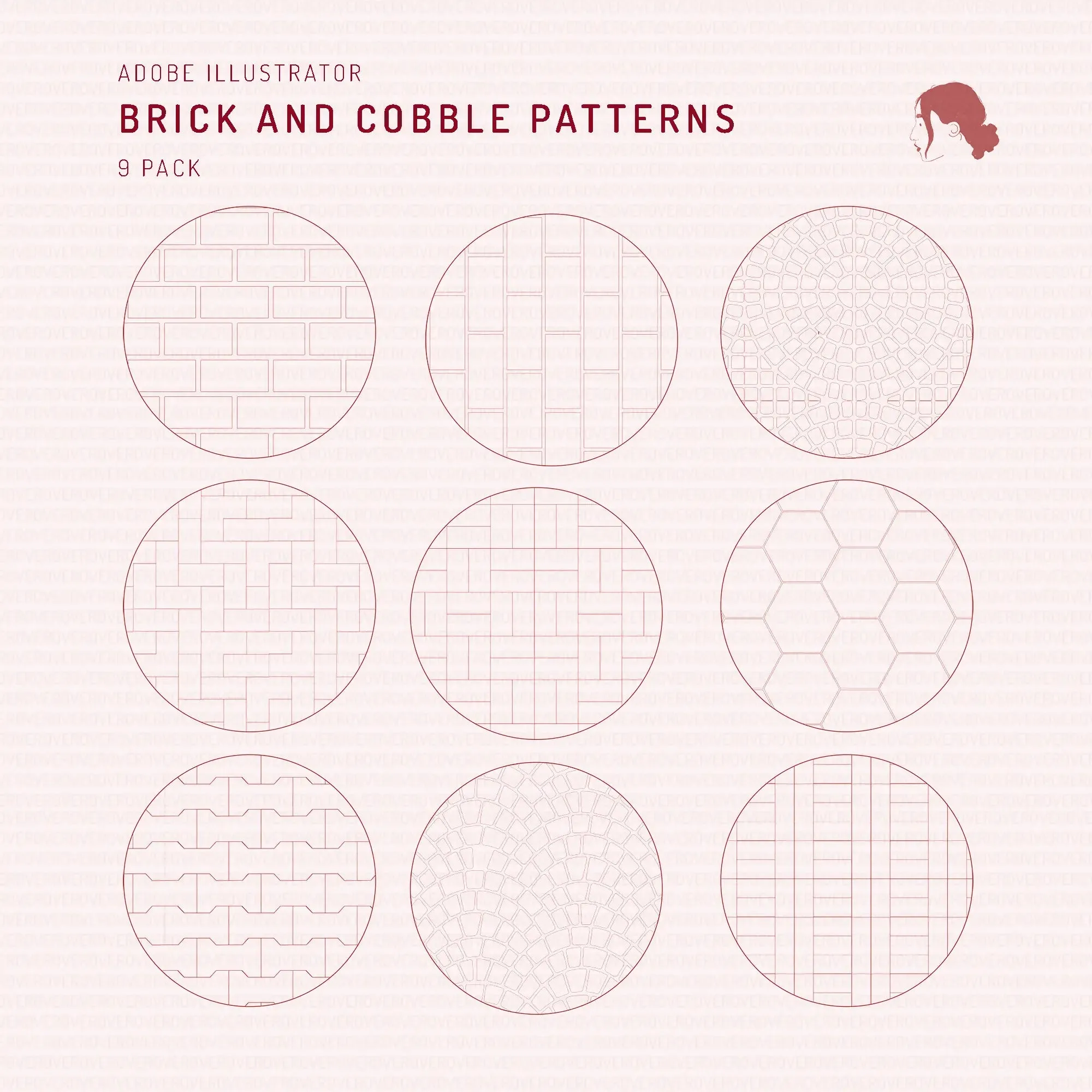 Swatch Brick and Cobble Patterns