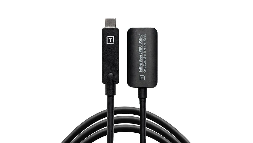 TetherBoost Pro USB-C Core Controller Extension Cable - Black