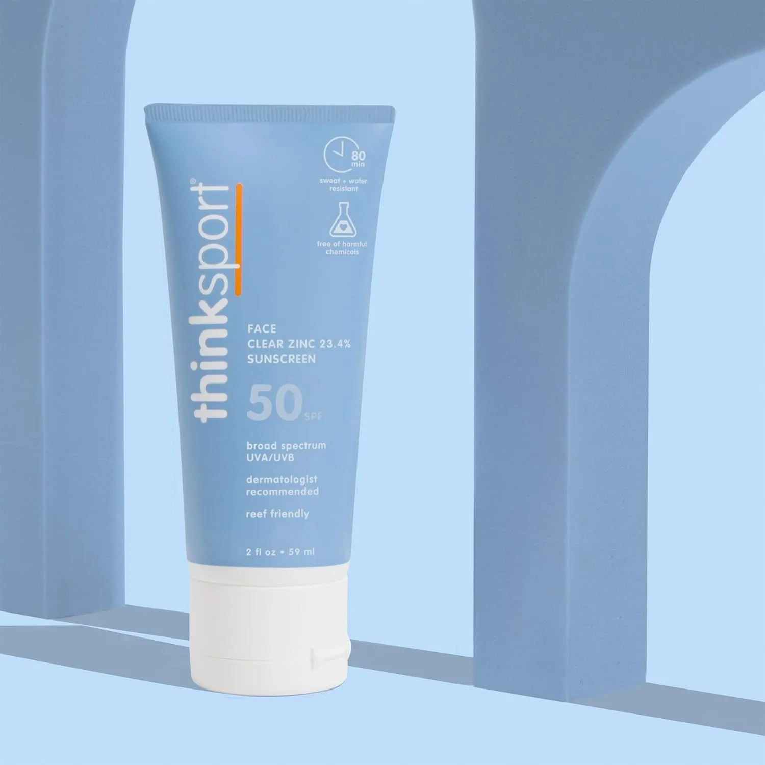 Thinksport Mineral Sunscreen Spf 50 Plus Safe Sun Protection for All Ages