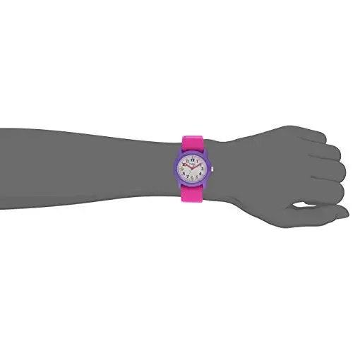 Timex Kids' Analog Quartz Purple x Pink Nylon Watch TW7B994009J