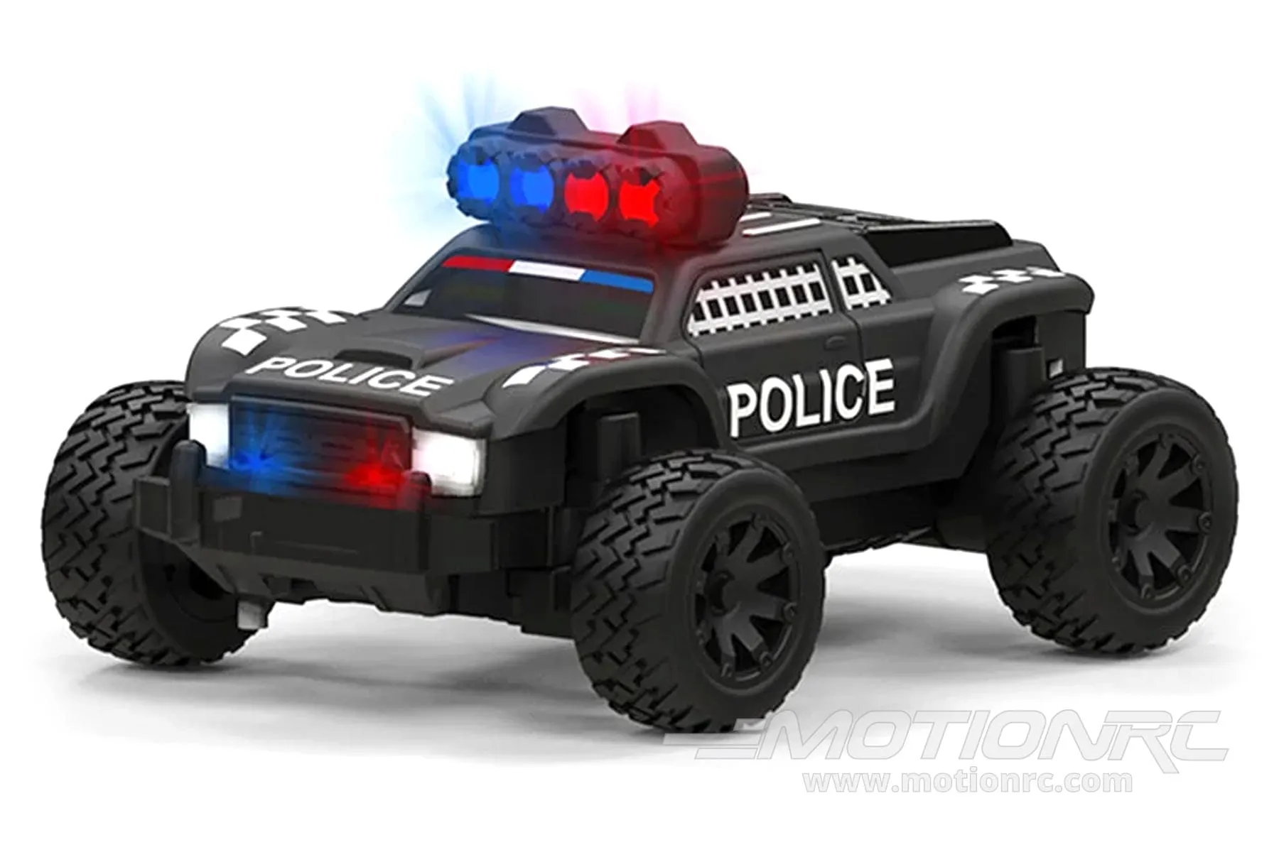 Turbo Racing Police Truck Black 1/76 Scale 2WD - RTR