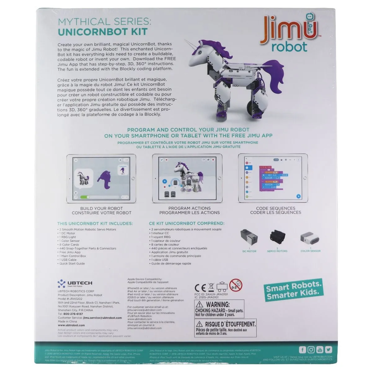 UBTECH Jimu Robot Mythical Series: UnicornBot Kit - Ages 8  (JRA0202)