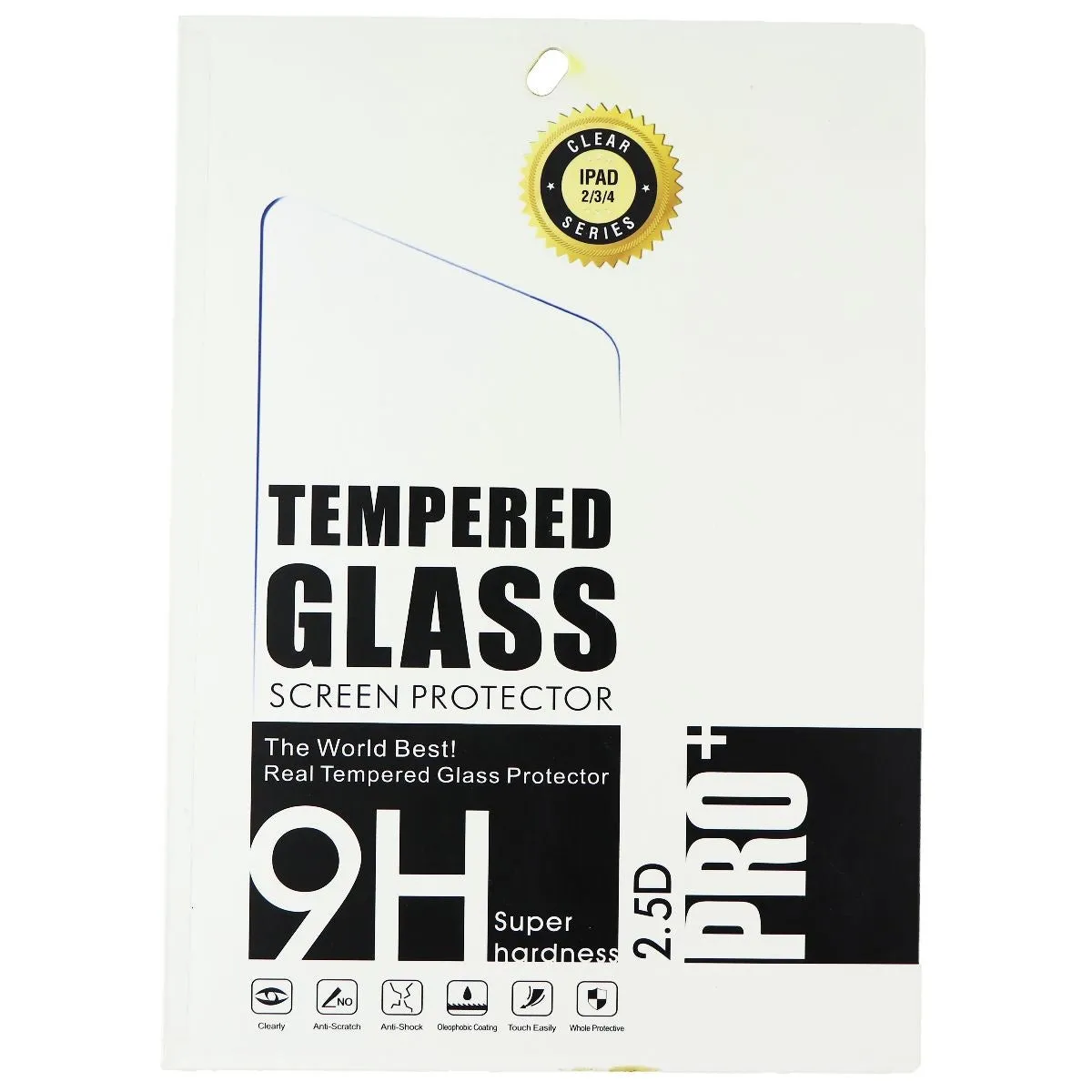 Unbranded Pro  Tempered Glass Screen Protector for Apple iPad 2/3/4 - Clear