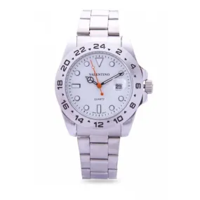 Valentino 20122020-WHITE DIAL SILVER STAINLESS STEEL STRAP Watch for Men