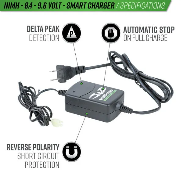 Valken airsoft 8.4V-9.6V NiMh Smart Charger auto stop