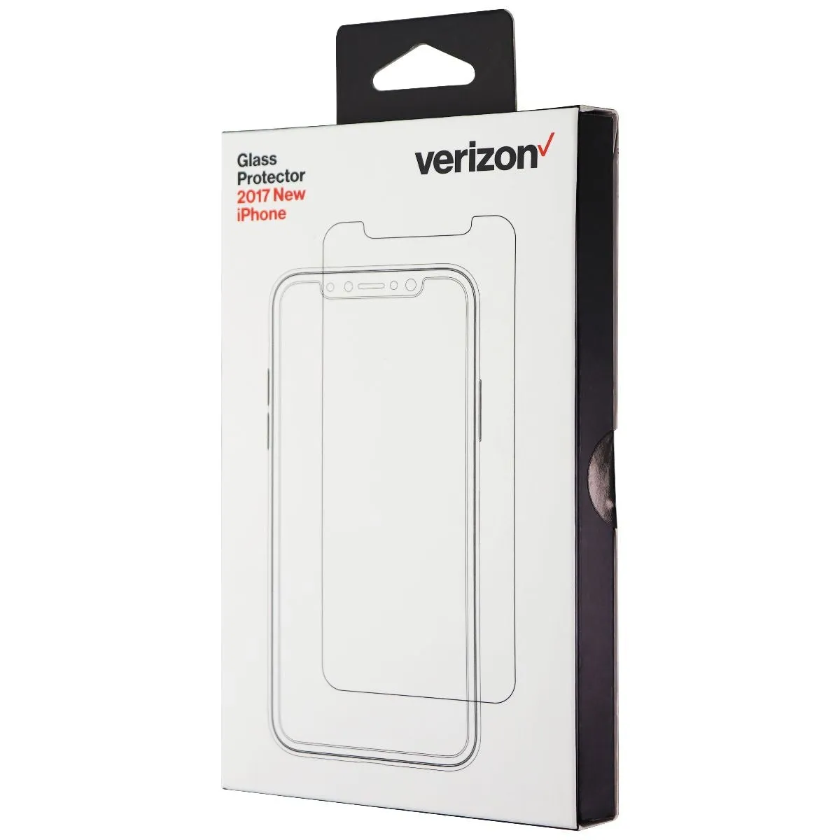 Verizon Tempered Glass Screen Display Protector for Apple iPhone Xs/X - Clear