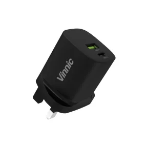 Vinnic FERNOW 30W PD QC 2 ports Charger