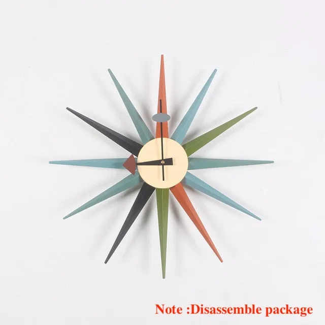 Wall clock modern design digital home decoration accessories