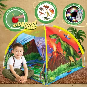 W&O Dinosaur Super Dome Play Tent with Roar Sounds and LED Lights (43 H x 47 W inches)