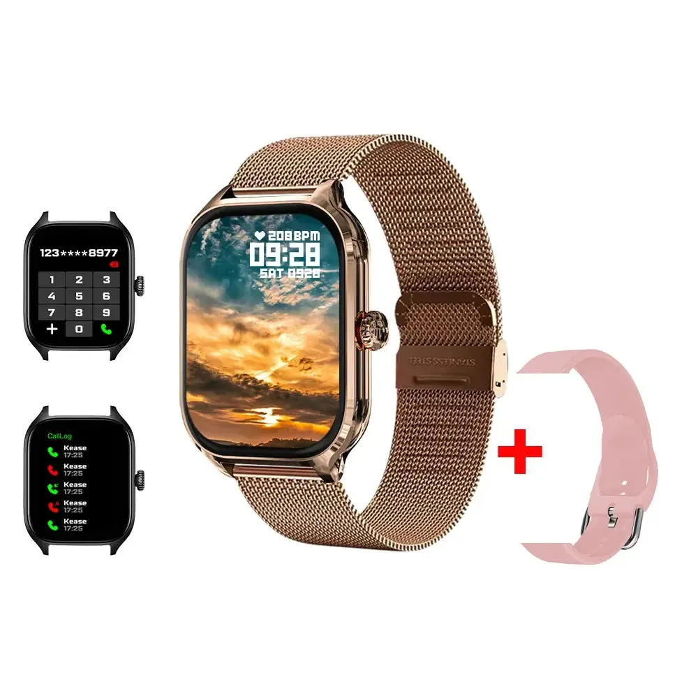 waterproof smartwatch for men and women can make phone calls Sleep monitor and fitness tracker compatible with Android and IOS