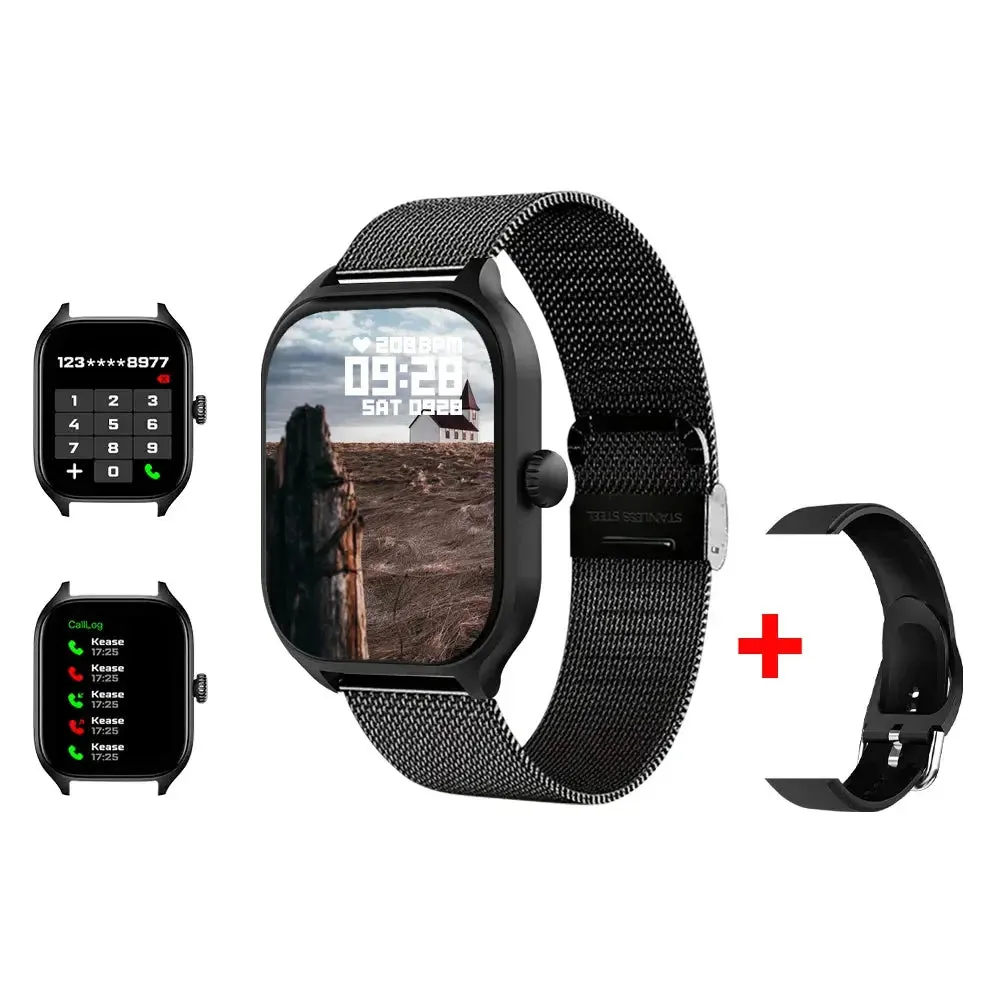 waterproof smartwatch for men and women can make phone calls Sleep monitor and fitness tracker compatible with Android and IOS