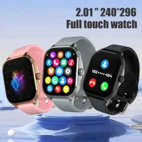 waterproof smartwatch for men and women can make phone calls Sleep monitor and fitness tracker compatible with Android and IOS