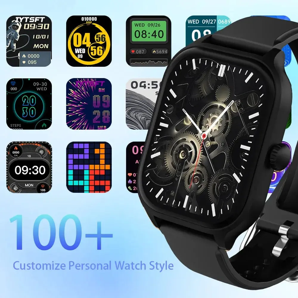 waterproof smartwatch for men and women can make phone calls Sleep monitor and fitness tracker compatible with Android and IOS