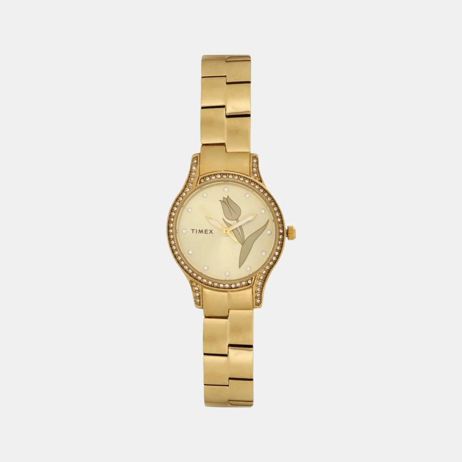 Women Gold Analog Stainless Steel Watch TW0TL9501