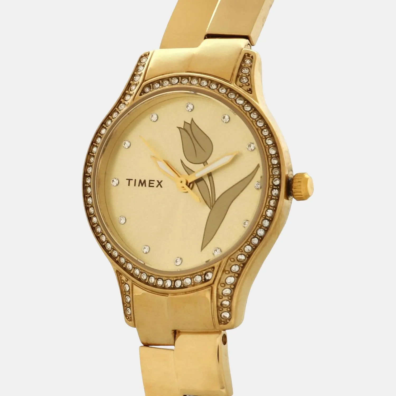 Women Gold Analog Stainless Steel Watch TW0TL9501