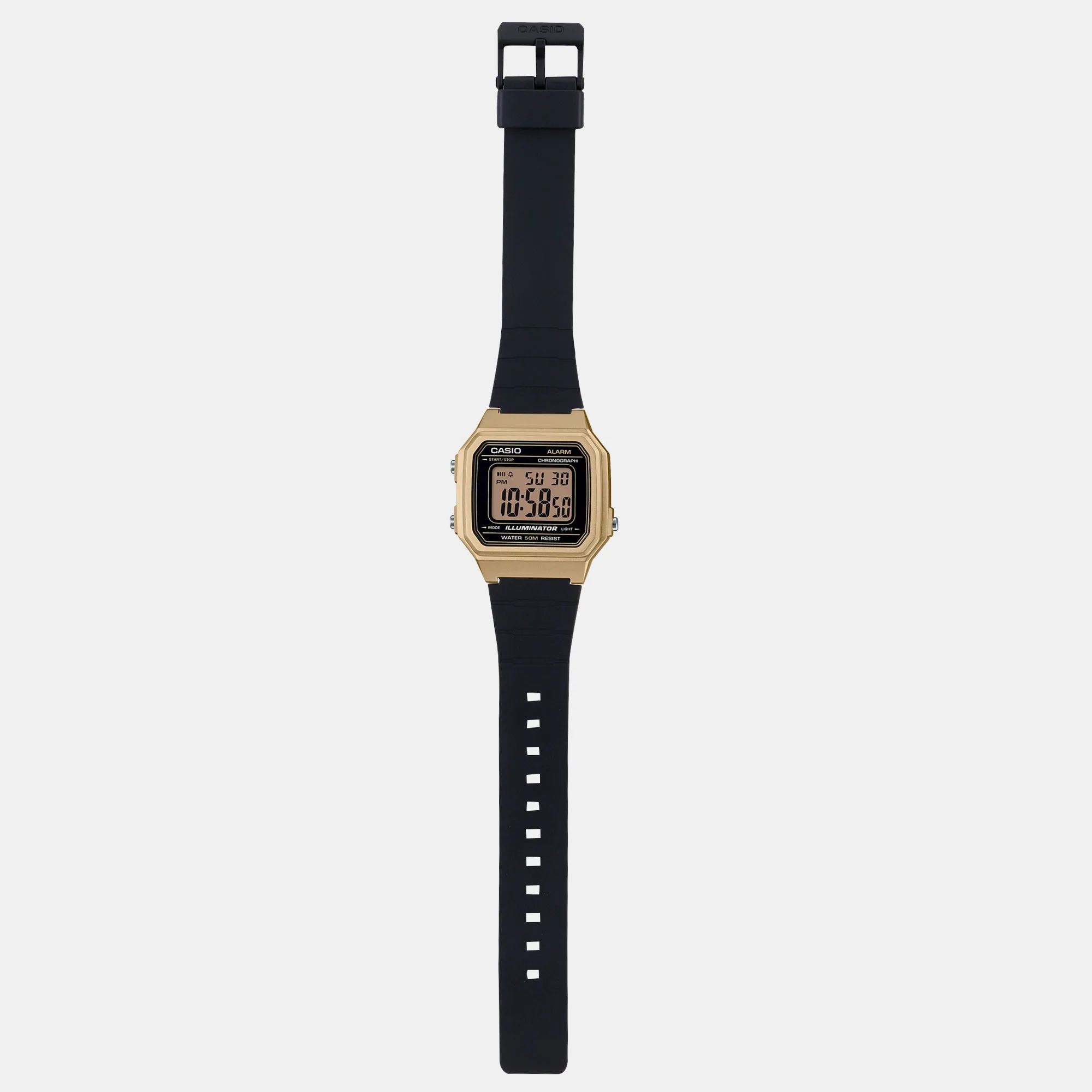 Youth Black Unisex Digital Resin Watch I115 - W-217HM-9AVDF