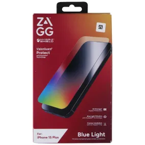 Zagg VisionGuard Blue Light Screen Protector for Apple iPhone 15 Plus