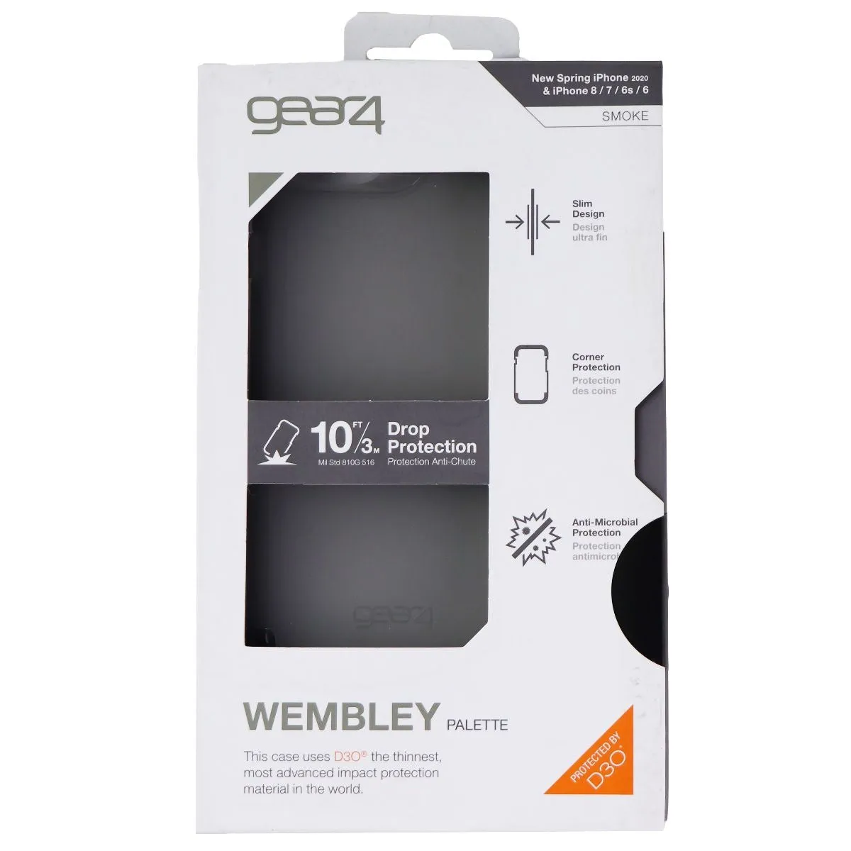 ZAGG Wembley Palette Series Soft Case for iPhone SE (2nd Gen) & 8/7 - Smoke