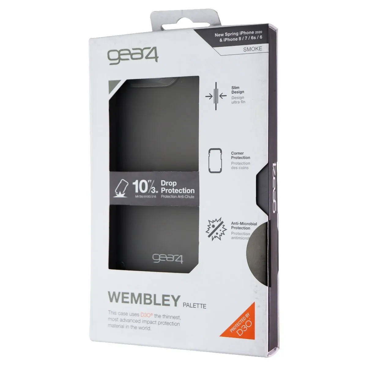 ZAGG Wembley Palette Series Soft Case for iPhone SE (2nd Gen) & 8/7 - Smoke